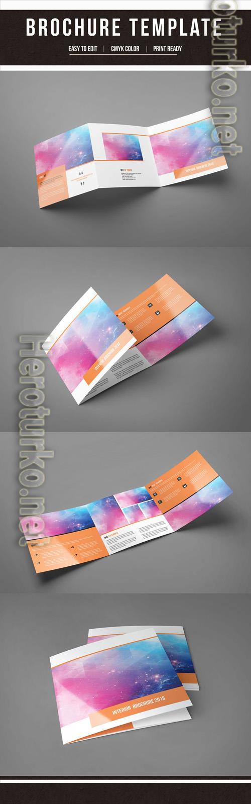 AdobeStock Square Trifold Brochure Layout with Orange Accents 199626929 AdobeStock Square Trifold Brochure Layout with Orange Accents 199626929