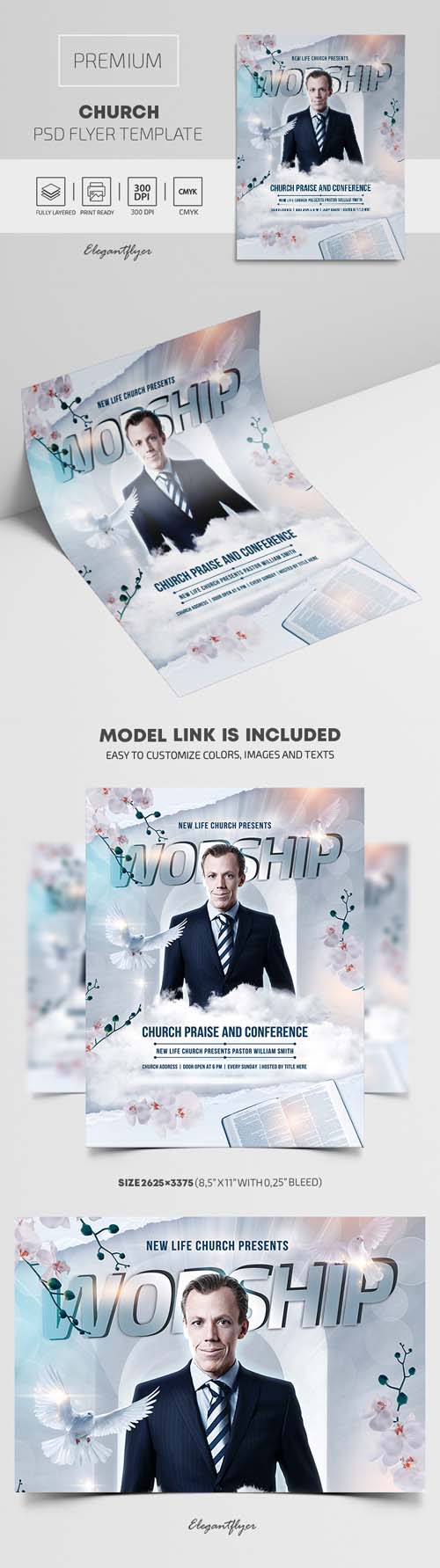 Church Premium PSD Flyer Template