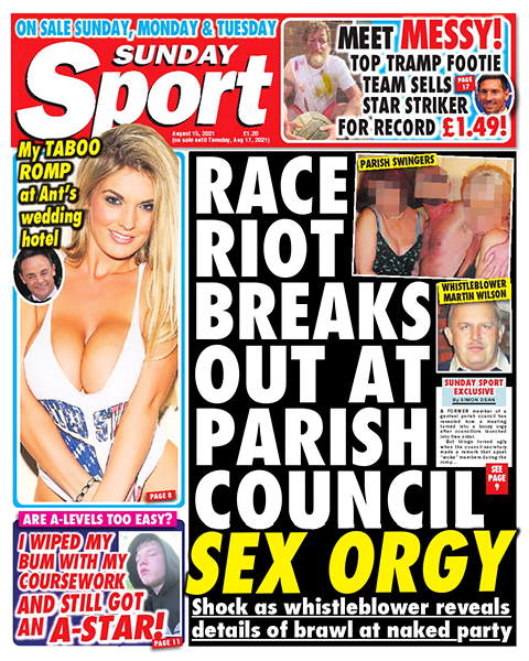 The Sunday Sport  August 15, 2021