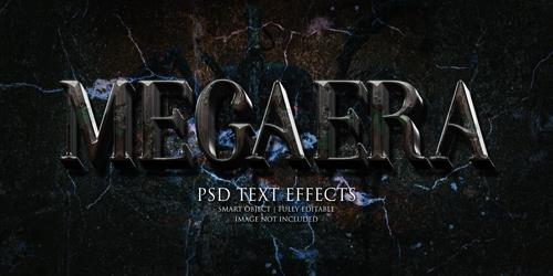 Megaera text effect Premium Psd Megaera text effect Premium Psd