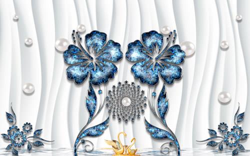 Modern minimalist jewelry european tv background wall