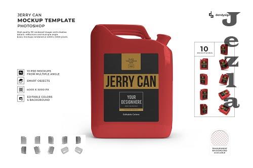 Jerry Can 3D Mockup Template Bundle - 1511811