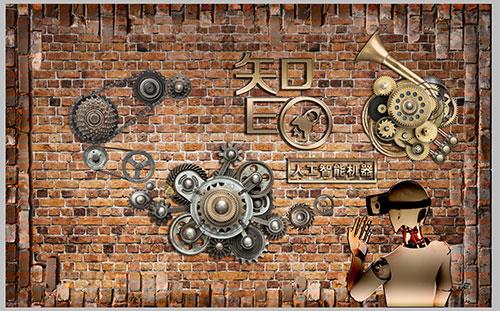 Retro nostalgic industrial wind three dimensional letter tooling wall Retro nostalgic industrial wind three dimensional letter tooling wall