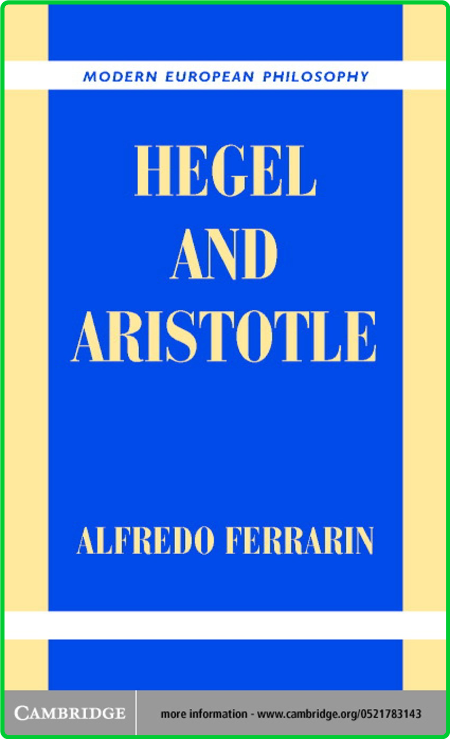 Hegel and Aristotle Modern European Philosophy