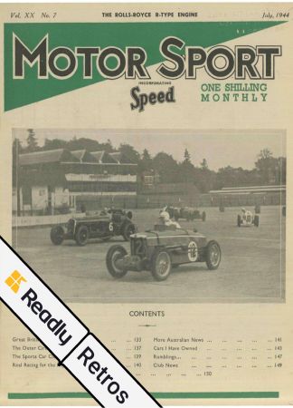 Motor Sport: Readly Retros   July , 1944