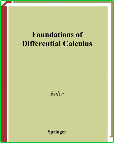 Foundations Of Differential Calculus Euler