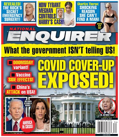 National Enquirer   August 23, 2021