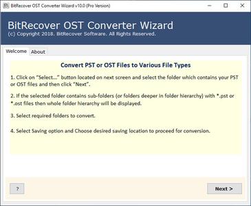 BitRecover OST Converter Wizard 12.4