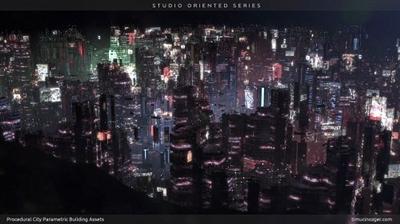 VFX Studio Oriented / Procedural Sci Fi Cities