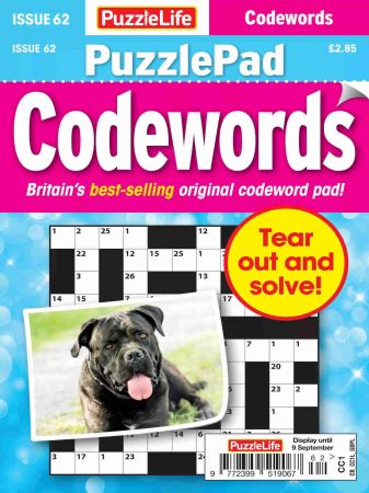 PuzzleLife PuzzlePad Codewords   Issue 62, 2021