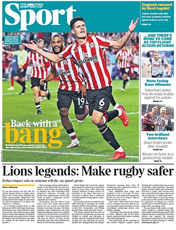 The Times Sport   August 14, 2021