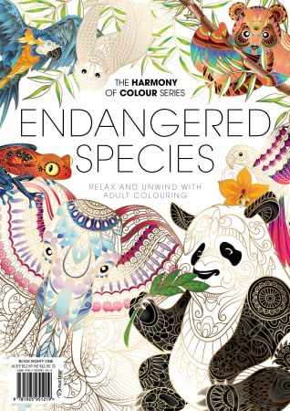 Colouring Book: The Harmony Of Colour Series, Endangered Species   Book Eighty One 2021