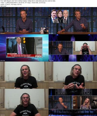 Seth Meyers 2021 08 12 Ethan Hawke 1080p HEVC x265 