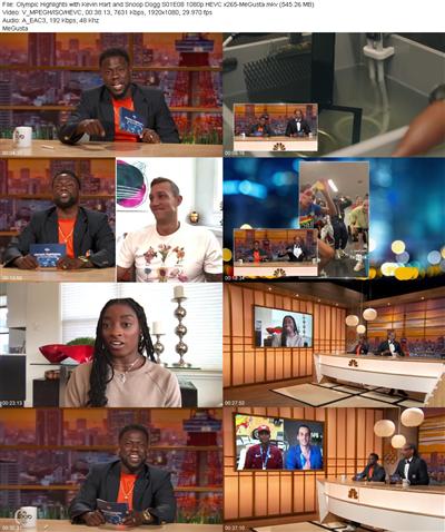 Olympic Highlights with Kevin Hart and Snoop Dogg S01E08 1080p HEVC x265 