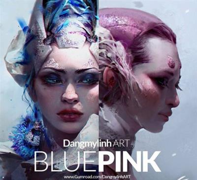 Gumroad - DangmylinhART - PINK&BLUE