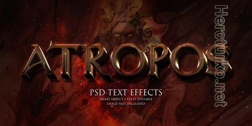 Atropos text effect Premium Psd Atropos text effect Premium Psd
