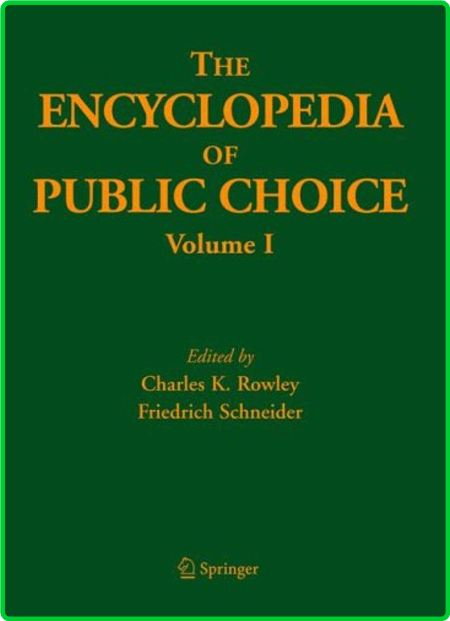 Encyclopedia of public choice 5327a8303599a67970012e6dbb99879e