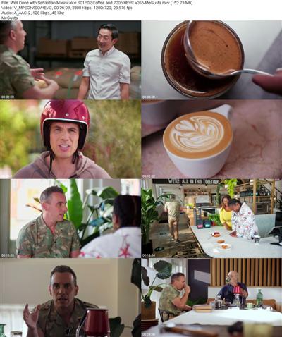 Well Done with Sebastian Maniscalco S01E02 Coffee and 720p HEVC x265 