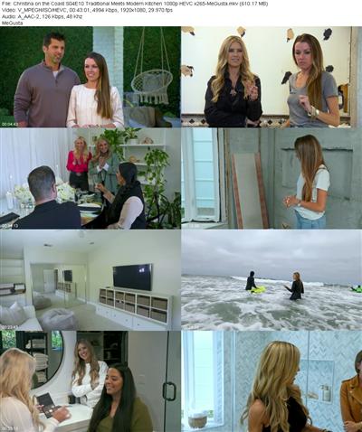 Christina on the Coast S04E10 Traditional Meets Modern Kitchen 1080p HEVC x265 