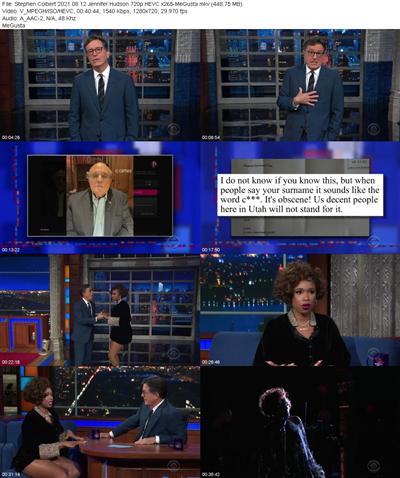 Stephen Colbert 2021 08 12 Jennifer Hudson 720p HEVC x265 