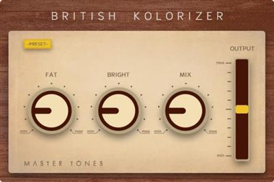 Master  Tones British Kolorizer v1.1.0 MacOSX Cd9454de32b0b371b16b263e15056dcf