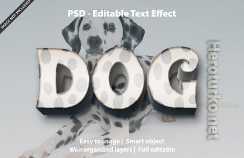 Editable text effect dog premium Premium Psd Editable text effect dog premium Premium Psd