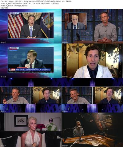 Seth Meyers 2021 08 11 Andy Samberg 1080p HEVC x265 