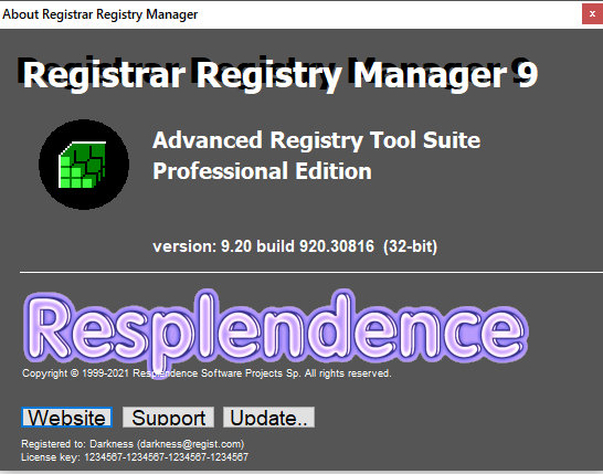 Portable Registrar Registry Manager Pro 9.20 build 920.30816 Retail