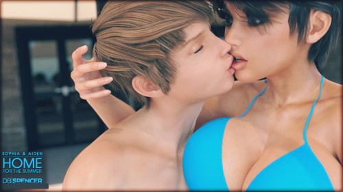 Dbspencer - Sophia & Aiden- Home for the Summer, Complete 3D Porn Comic