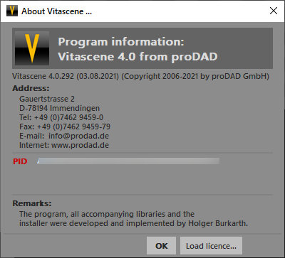 proDAD VitaScene 4.0.292