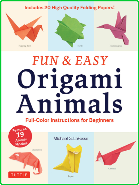 Fun & Easy Origami Animals Full-Color Instructions for Beginners C6796b2a58ae2ed7ed893e273a5a6983