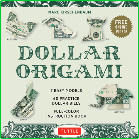 Dollar Origami Kit - 60 Practice Dollar Bills, A Full-Color Instruction Book and O...