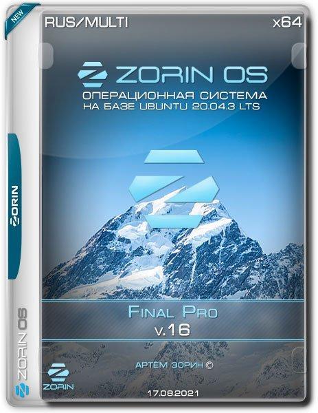Zorin OS x64 Final Pro v.16