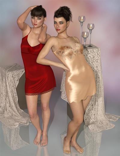 DFORCE CHELSEA SLIP DRESSES FOR GENESIS 8 FEMALE(S)