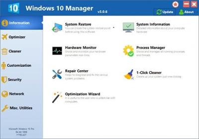 Yamicsoft  Windows 10 Manager 3.5.4 Multilingual