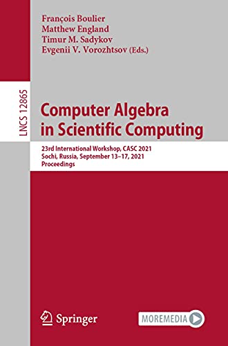 Computer Algebra in Scientific Computing, 2021