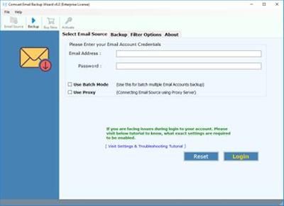 RecoveryTools Comcast Email Backup Wizard 6.0