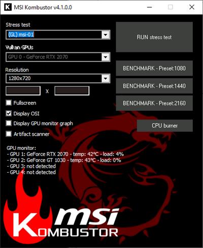 MSI Kombustor 4.1.13 (x64)