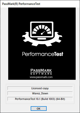 PassMark PerformanceTest 10.1 Build 1003