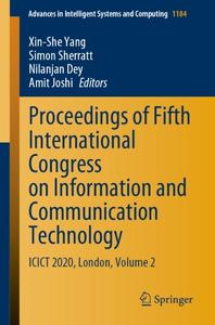 Proceedings of Fifth International Congress on Information and Communication Technology ICICT 2020, London, Volume 2