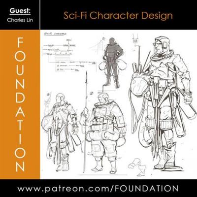 Foundation  Patreon - Sci-Fi Character Design with Charles Lin 6f470ec6244a111f862e812fd3c1c950