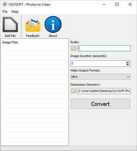 VovSoft Photos to Video 2.0
