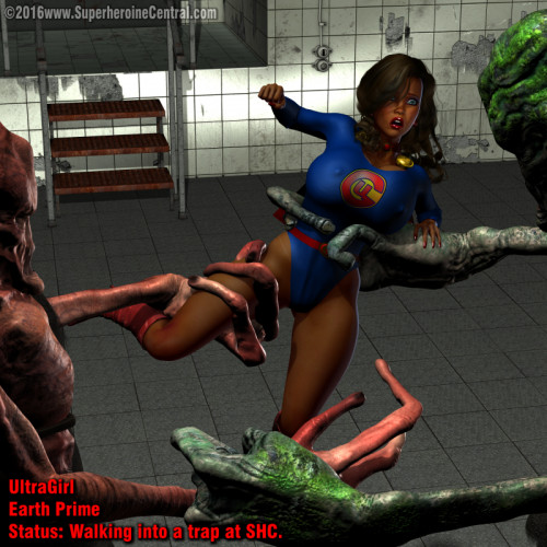 SuperHeroineCentral - Massive Mammaried Maiden of Might - Introductive Set 3D Porn Comic