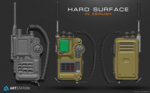 Gumroad - Hard Surface In ZBrush by Cane Townsend