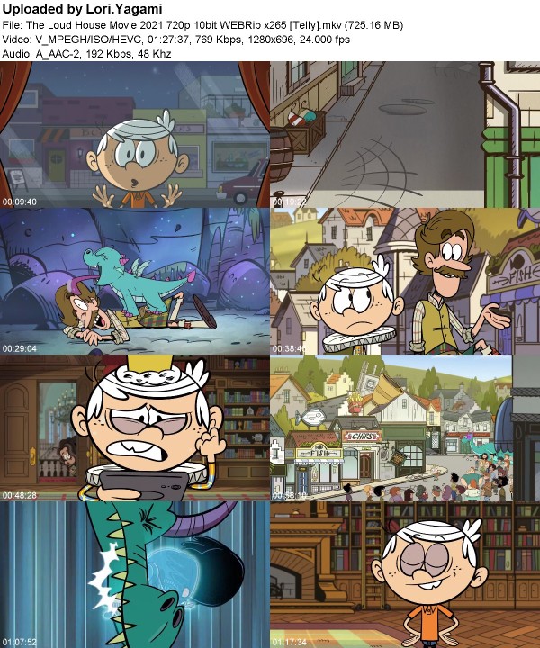 The Loud House Movie (2021) 720p 10bit WEBRip x265 [Telly]