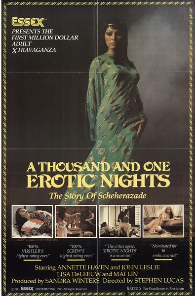 A Thousand and One Erotic Nights / 1001   (Edwin Brown (as Stephen Lucas), Winters/Lucas Productions) [1982 ., Classic, BDRip, 720p] (  ) (Annette Haven, John Leslie, Lisa De Leeuw, Herschel Savage, Joey Silvera (as Jo