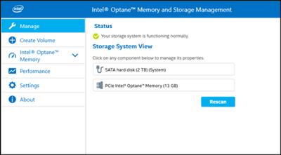 Intel  Memory and Storage Tool 1.10