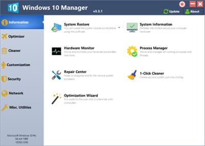 Yamicsoft Windows 10 Manager 3.5.4 DC 21.08.2021 Multilingual