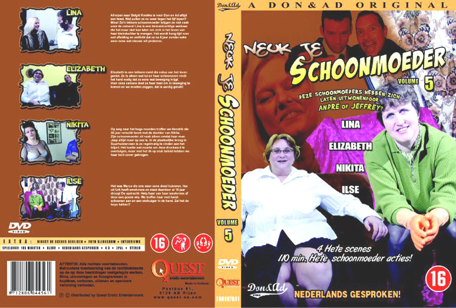 Neuk Je Schoonmoeder #5 / Едрить твою мать #5 (разбит на эпизоды) (Quest Erotic Entertainment / Don & Ad Original) [2006 г., Amateurs, MILF, Older, Fat, All Sex, DVDRip] (Lina, Elizabeth, Nikita, Ilse)