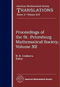 Proceedings of the St. Petersburg Mathematical Society. Volume XII